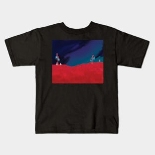 Alien World Background :: Patterns and Textures Kids T-Shirt